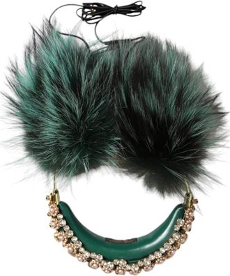 Dolce & Gabbana Headphone Headset - Dames - Telefoonaccessoires - Groen - ONE Size - Accessoires