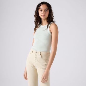Levi's Essential Racer Tank Top - Womens - XS - Blue