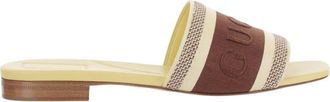 Gucci Brown Logo Sandals