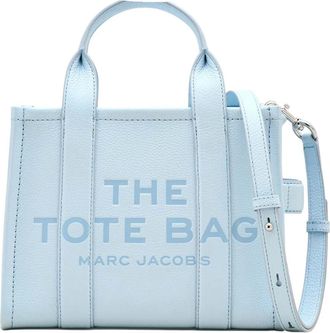 Marc Jacobs Light Blue The Leather Top Zip Small Tote