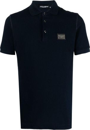 Dolce & Gabbana DG Essentials Cotton Piqu&eacute; Polo Shirt