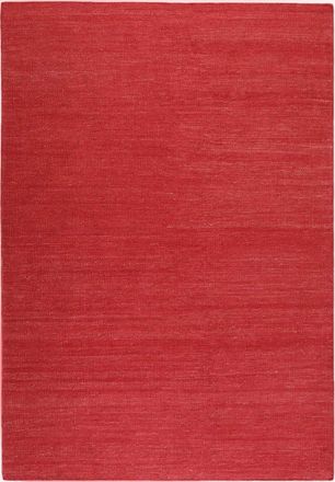 Esprit Alfombra tejida a mano, kilim en algod&oacute;n rojo 200x290