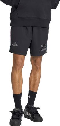 adidas Audi Revolut F1 Team Teamgeist Drawstring Shorts in Black/Multicolor at Nordstrom, Size Medium