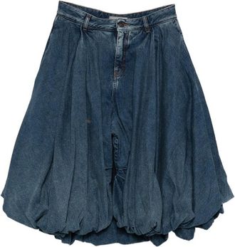 Balenciaga Balloon Denim Shorts