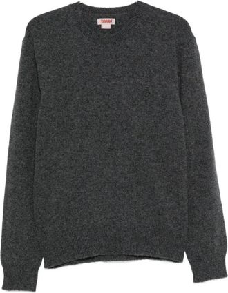 Baracuta Shetland Crewneck - Heren - Ronde hals truien - Grijs - L - Wol - Truien & Vesten