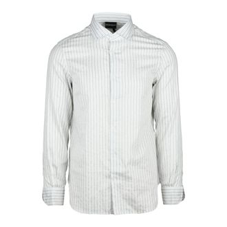 Emporio Armani Casual Overhemd - Heren - Casual Overhemden - Veelkleurig - S - Katoen - Overhemden