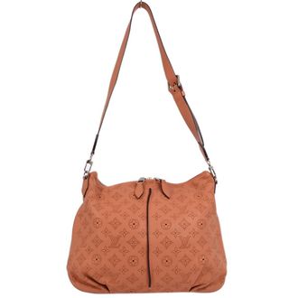Louis Vuitton Selene Mahina Leather Pink Leather Handbag (Pre-Owned)
