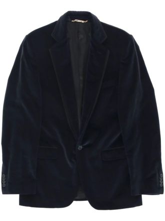 Dolce & Gabbana 2010s velvet blazer - Blue