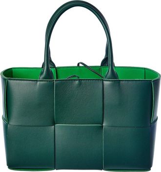 Bottega Veneta Arco Small Intrecciato Leather Tote