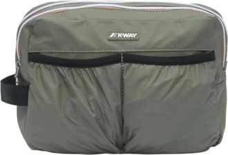 K-Way Beauty Case Albas - - Bags - Uomo - Verde - ONE SIZE