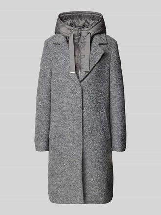 s.Oliver Red Label Regular Fit Mantel mit Woll-Anteil in Dunkelgrau Melange, Gr&ouml;&szlig;e 32