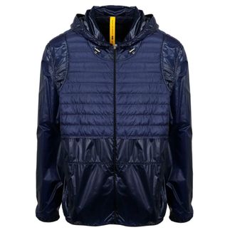 Moncler Genius X Craig marineblauw gewatteerd jack met capuchon en ritssluiting