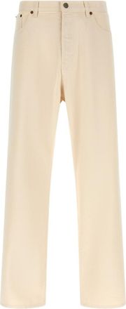 Valentino Beige Logo Jeans
