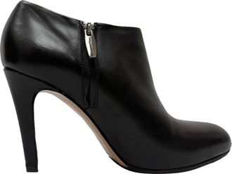 Gianvito Rossi Zipped Ankle Boots in Black Leather