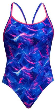Funkita Diamond Back One Piece Badeanzug f&uuml;r Damen | lila