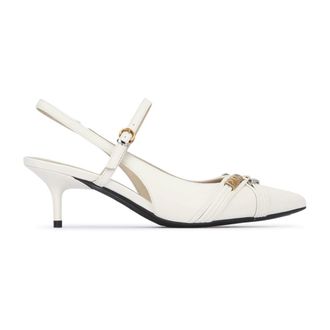 Pinko Pumps, female, White, Size: 10 US Gloria 18 Sling Back