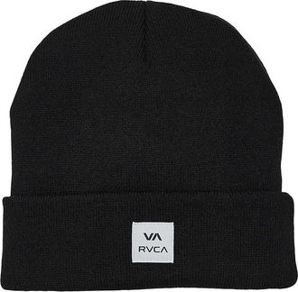 Rvca Va Atw Mens Beanie Traditional Hats Black, Acrylic