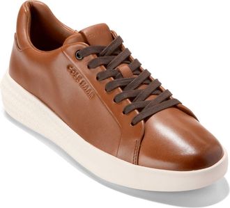 Cole Haan Grand Hurrion Cup LTT Low Top Sneaker in British Tan /Dk Chocolate at Nordstrom Rack, Size 11.5