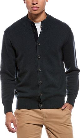 N.Peal N. PEAL 100% Cashmere Mock Neck Cardigan