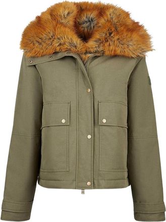 Canadian Makwa Fur Tasconi Short - - Jackets - Donna - Verde - M
