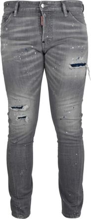 Dsquared2 Twist Jean - Heren - Slim Fit Jeans - Grijs - S - Katoen - Jeans