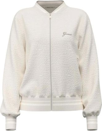 Guess Jassen, Dames, Wit, L, Bomberjack