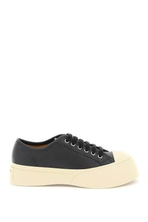 Marni Black Leather Sneakers