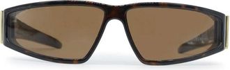 Alexander McQueen Sunglasses, male, Brown, ONE SIZE, Bio Injection Sunglasses in Havana