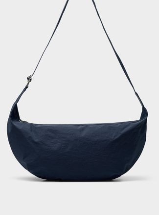 Simons Womens Crinkled fabric oversized tote bag