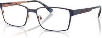 Michael Kors 54mm Rectangle optical glasses in Blue at Nordstrom