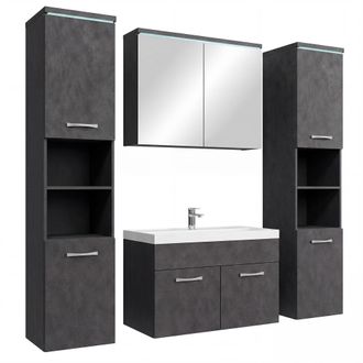 Badplaats Badplaats Mueble De Ba&ntilde;o Paso Xl 80 X 40 Cm - Gris Oscuro - Mueb