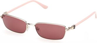 Guess GU00290 32S Womens Sunglasses Gold Size 55