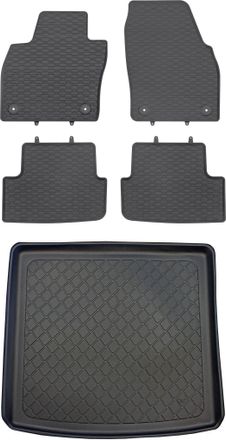 OEM Skoda Fabia Iii Nj Kombi De Enero De 2015 A 2021. Juego De Alfombrillas De Goma Para Coche Y Alfombrilla Para Maletero