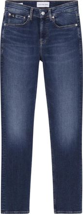 Calvin Klein Dark Wash Skinny Jeans - Heren - Slim Fit Jeans - Blauw - W32 - Katoen - Jeans
