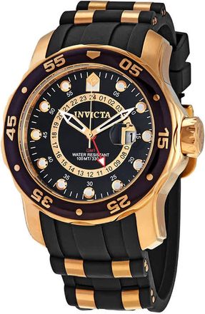 Invicta Pro Diver GMT Black Dial Mens Watch 6991