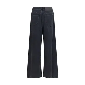 Maison Margiela Drawstring Denim Jeans - Black