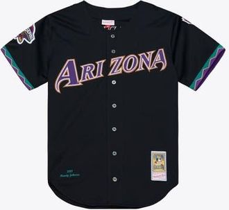 Mitchell & Ness Mens Mitchell & Ness Randy Johnson Black Arizona Diamondbacks 2001 Authentic Jersey at Nordstrom, Size Small