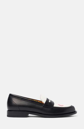 Scarosso Trumpet for Her Loafers in Mouth Black - Calf at Nordstrom, Size 39.5