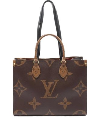 Louis Vuitton 2020 On-the-go MM monogram shoulder bag - women - PVC - One Size - Brown