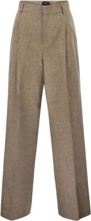 Fay Donna, Pantaloni, Marrone, XS, new