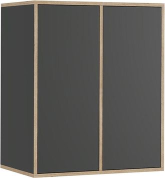 Vicco Estante De Pared Tetrix, Antracita, 63 X 75 Cm Con 2 Puertas, Vicco