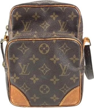 Louis Vuitton Pre-owned Monogram Pochette - Dames - Vintage Schoudertas - Bruin - ONE Size - Vintage