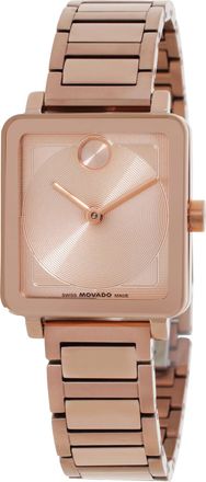 Movado Bold Evolution 2.0 Quartz Rose Gold Dial Ladies Watch 3601163