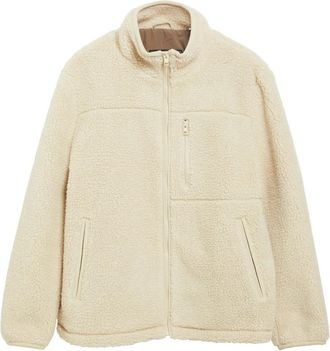 s.Oliver Zip-throughs - Heren - Vesten met rits - Beige - S - Hoodies & sweatvesten