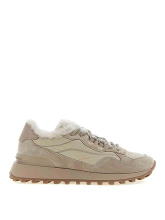 Brunello Cucinelli Beige Active Sneakers
