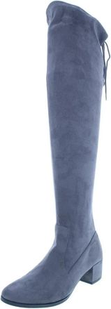 Chinese Laundry Chinese Laundry Mystical Boots Womens Gunmetal Suede Block Heel JOBB2252