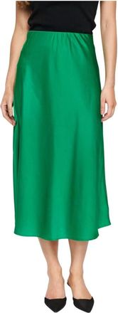 Saint Tropez Lodisa SZ Skirt - Dames - Midirokken - Groen - 2XL - Rokken