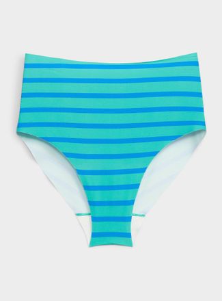 Miiyu Womens Laser-cut high-waist cheeky panty Recycled nylon