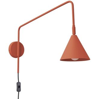 Wonderlamp Aplique De Pared Naon Rojo