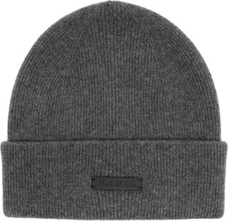 Fear of God Granite Beanie Mutsen - Heren - Hoeden - Grijs - ONE Size - Kasjmier - Accessoires